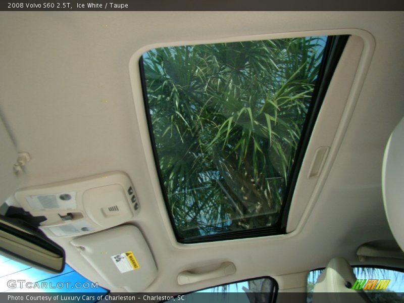 Ice White / Taupe 2008 Volvo S60 2.5T
