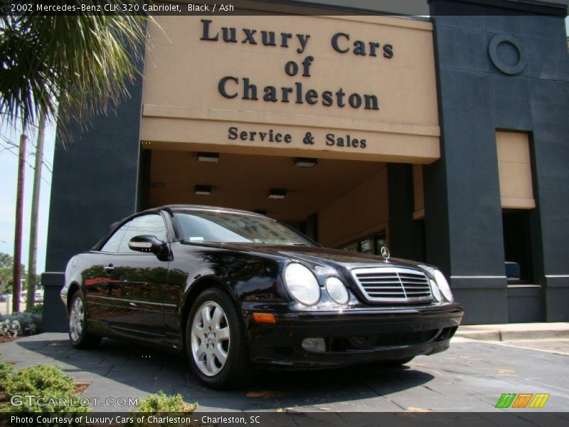 Black / Ash 2002 Mercedes-Benz CLK 320 Cabriolet