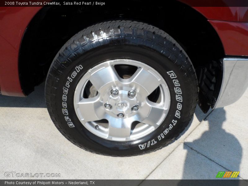 Salsa Red Pearl / Beige 2008 Toyota Tundra CrewMax