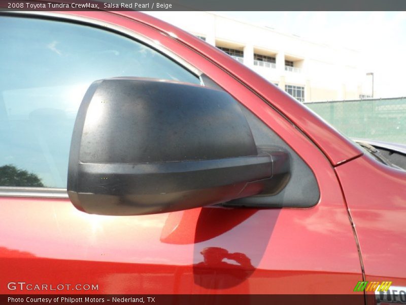 Salsa Red Pearl / Beige 2008 Toyota Tundra CrewMax