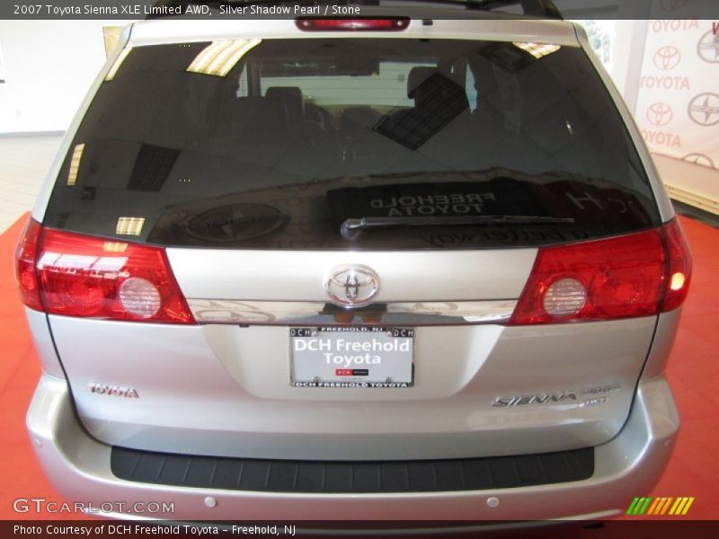 Silver Shadow Pearl / Stone 2007 Toyota Sienna XLE Limited AWD