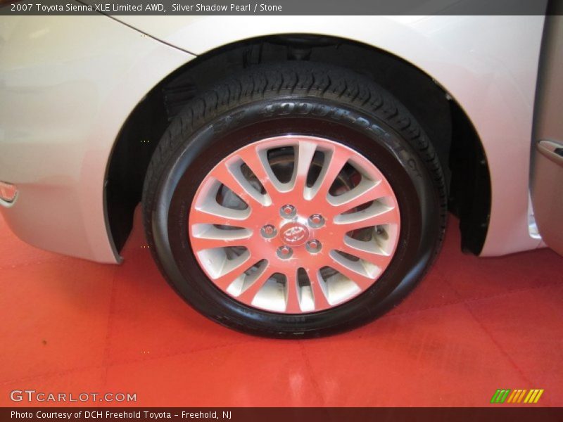 Silver Shadow Pearl / Stone 2007 Toyota Sienna XLE Limited AWD