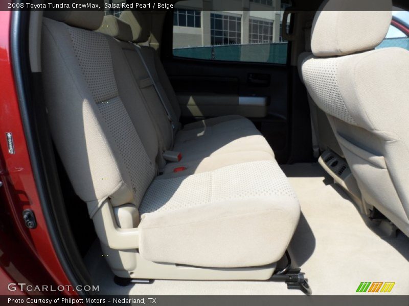Salsa Red Pearl / Beige 2008 Toyota Tundra CrewMax