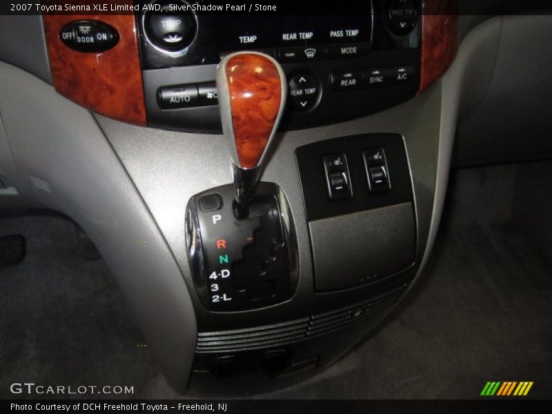 Silver Shadow Pearl / Stone 2007 Toyota Sienna XLE Limited AWD