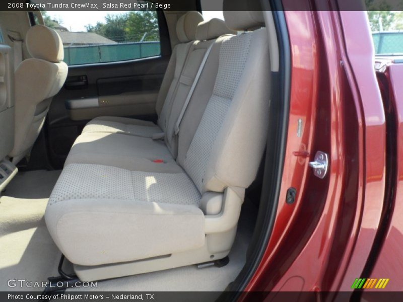 Salsa Red Pearl / Beige 2008 Toyota Tundra CrewMax