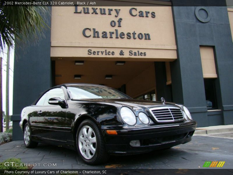 Black / Ash 2002 Mercedes-Benz CLK 320 Cabriolet