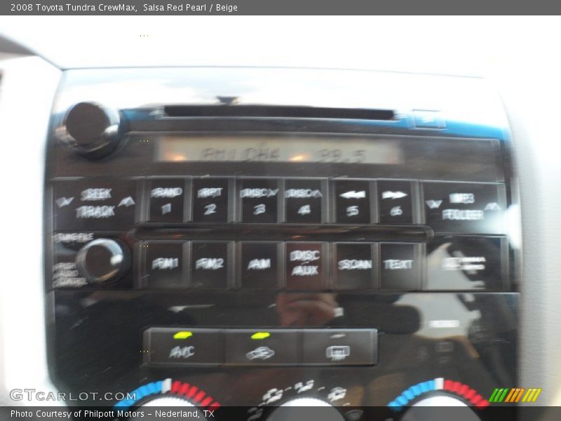 Salsa Red Pearl / Beige 2008 Toyota Tundra CrewMax