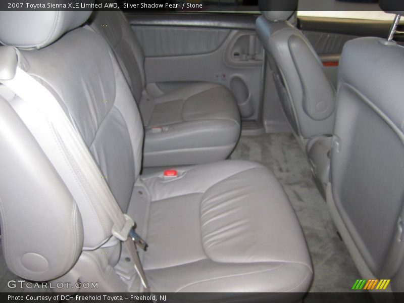 Silver Shadow Pearl / Stone 2007 Toyota Sienna XLE Limited AWD
