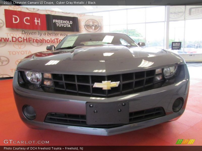 Cyber Gray Metallic / Black 2010 Chevrolet Camaro LS Coupe