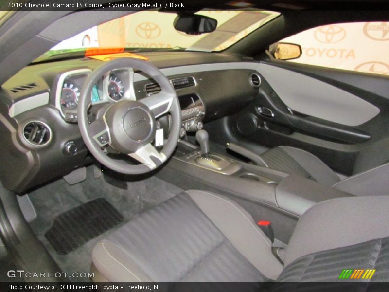 Cyber Gray Metallic / Black 2010 Chevrolet Camaro LS Coupe
