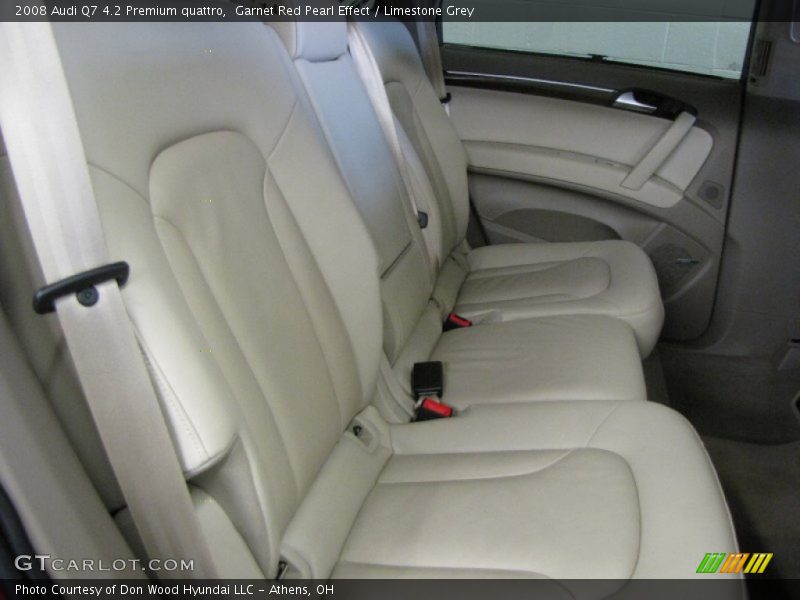 Garnet Red Pearl Effect / Limestone Grey 2008 Audi Q7 4.2 Premium quattro