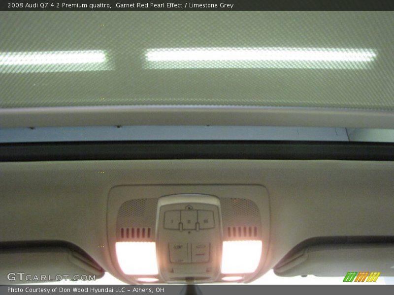 Garnet Red Pearl Effect / Limestone Grey 2008 Audi Q7 4.2 Premium quattro