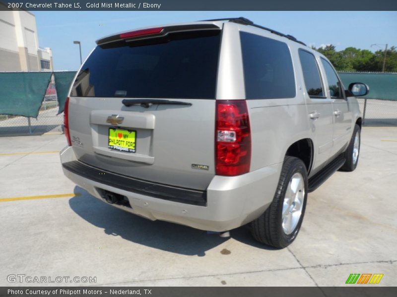 Gold Mist Metallic / Ebony 2007 Chevrolet Tahoe LS
