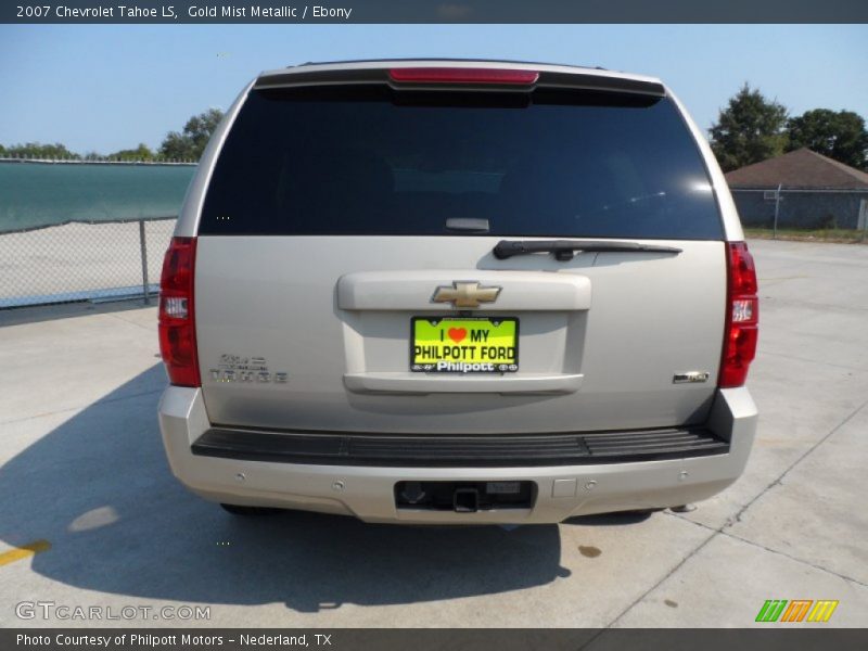 Gold Mist Metallic / Ebony 2007 Chevrolet Tahoe LS