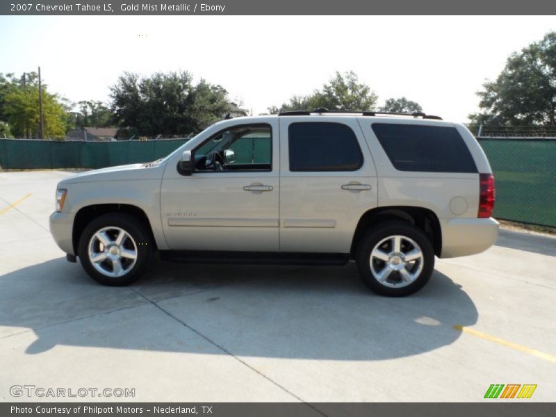 Gold Mist Metallic / Ebony 2007 Chevrolet Tahoe LS