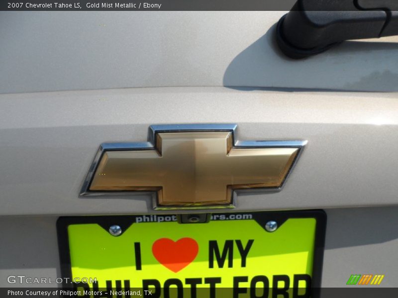 Gold Mist Metallic / Ebony 2007 Chevrolet Tahoe LS