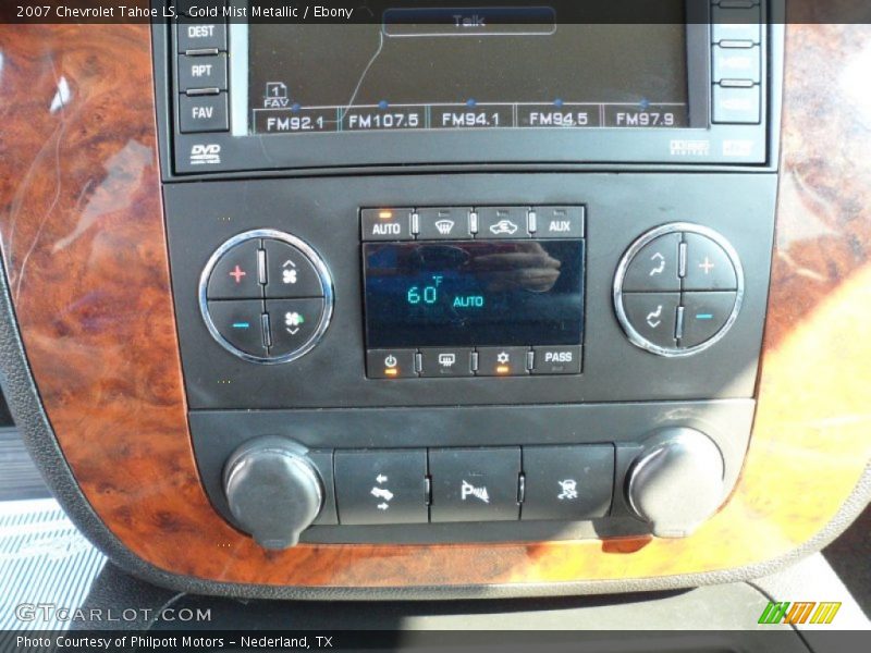Controls of 2007 Tahoe LS
