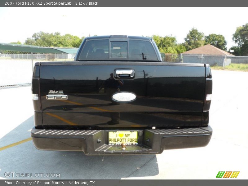 Black / Black 2007 Ford F150 FX2 Sport SuperCab