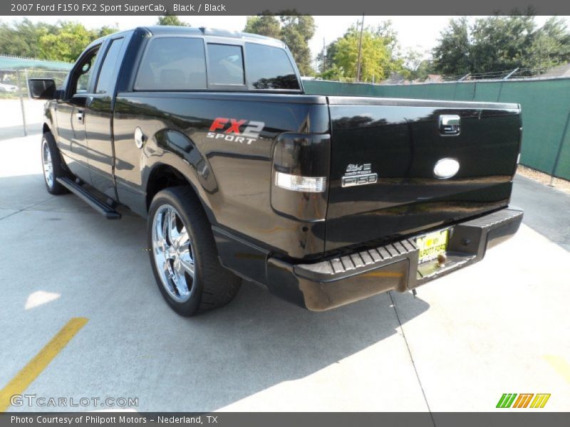 Black / Black 2007 Ford F150 FX2 Sport SuperCab