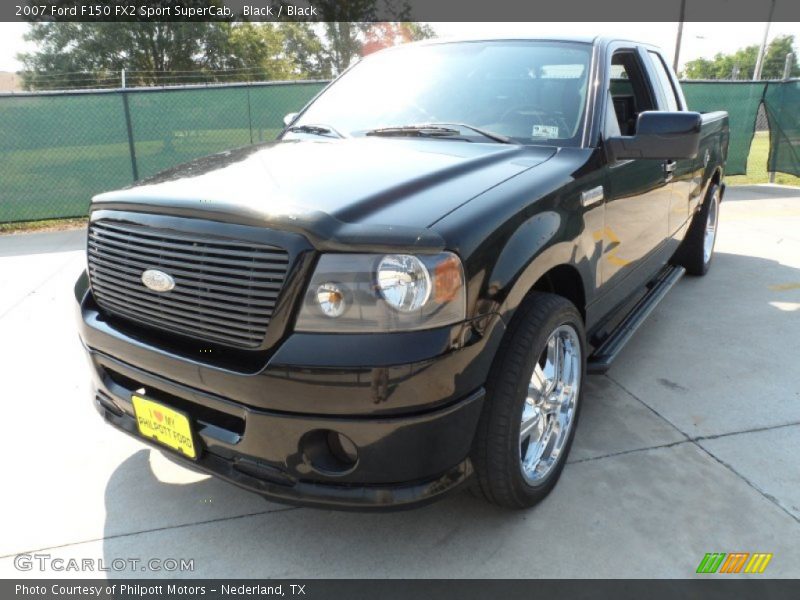 Black / Black 2007 Ford F150 FX2 Sport SuperCab