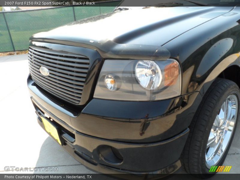 Black / Black 2007 Ford F150 FX2 Sport SuperCab