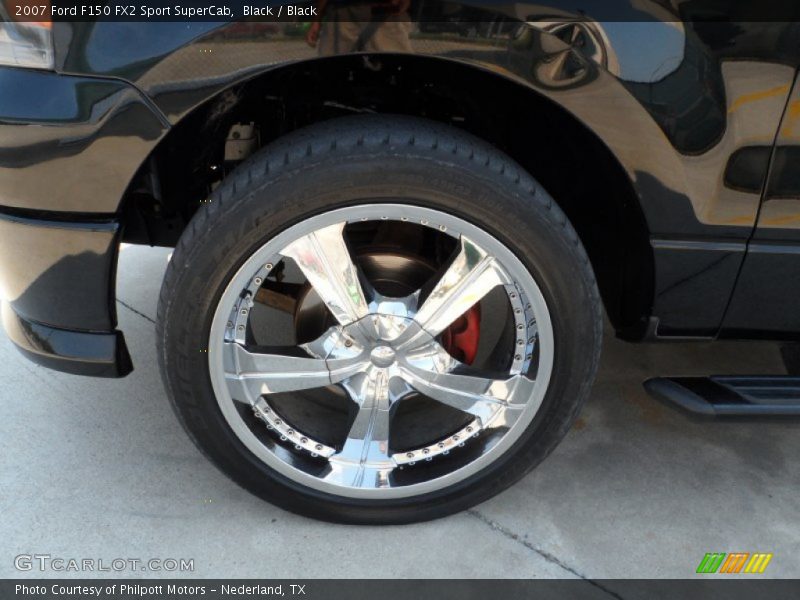Black / Black 2007 Ford F150 FX2 Sport SuperCab