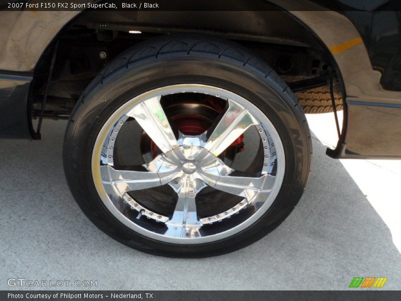 Black / Black 2007 Ford F150 FX2 Sport SuperCab