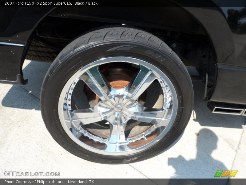 Black / Black 2007 Ford F150 FX2 Sport SuperCab