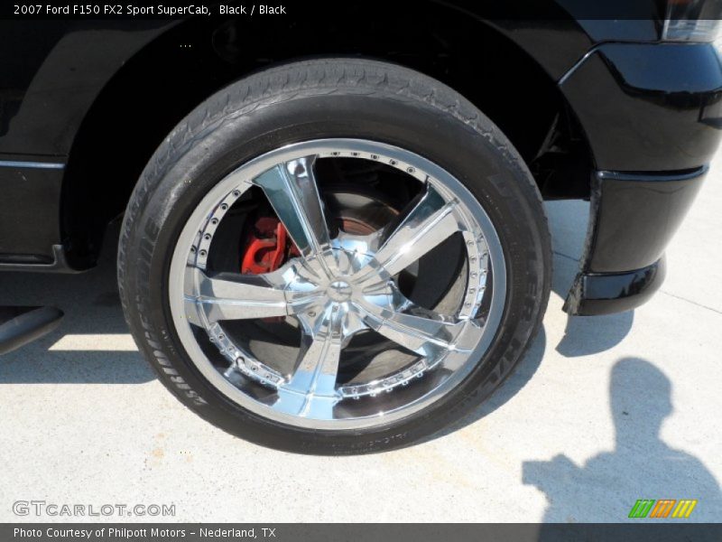 Black / Black 2007 Ford F150 FX2 Sport SuperCab