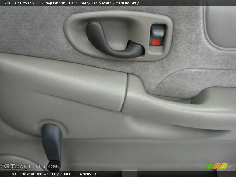 Dark Cherry Red Metallic / Medium Gray 2001 Chevrolet S10 LS Regular Cab