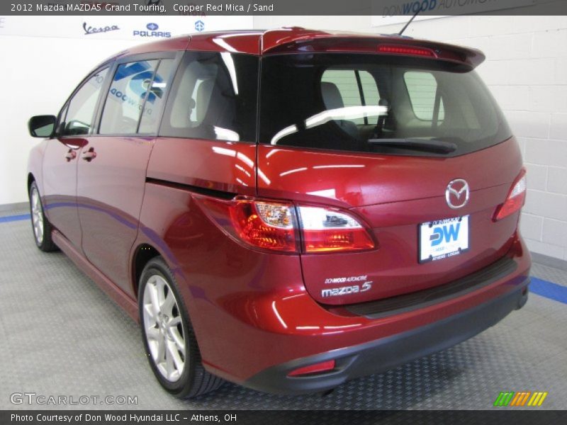 Copper Red Mica / Sand 2012 Mazda MAZDA5 Grand Touring