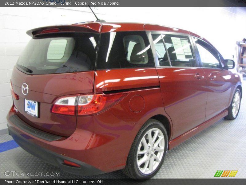 Copper Red Mica / Sand 2012 Mazda MAZDA5 Grand Touring