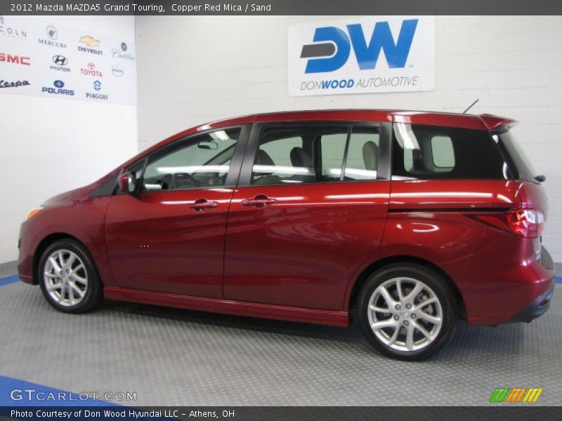 Copper Red Mica / Sand 2012 Mazda MAZDA5 Grand Touring