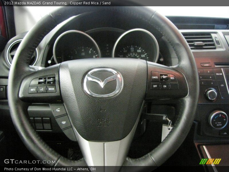Copper Red Mica / Sand 2012 Mazda MAZDA5 Grand Touring
