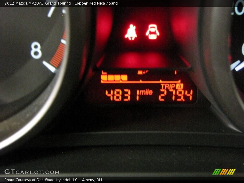 Copper Red Mica / Sand 2012 Mazda MAZDA5 Grand Touring