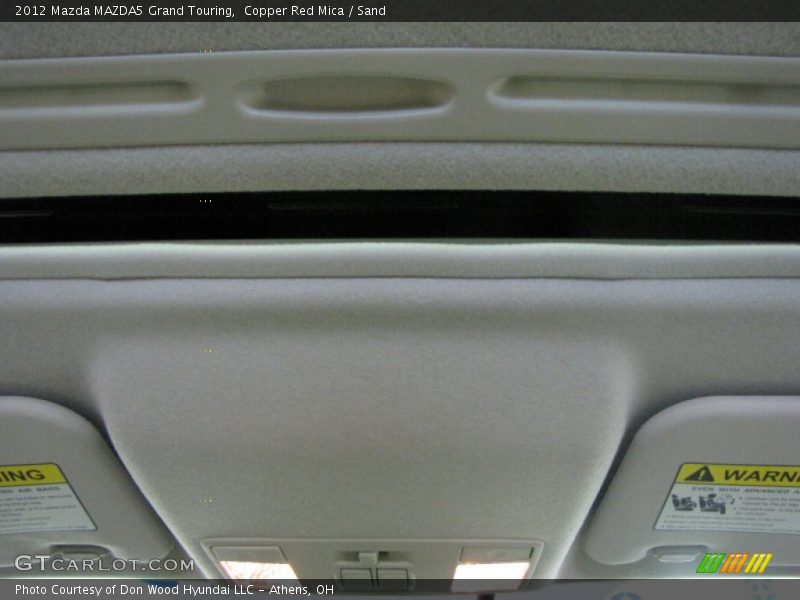 Copper Red Mica / Sand 2012 Mazda MAZDA5 Grand Touring