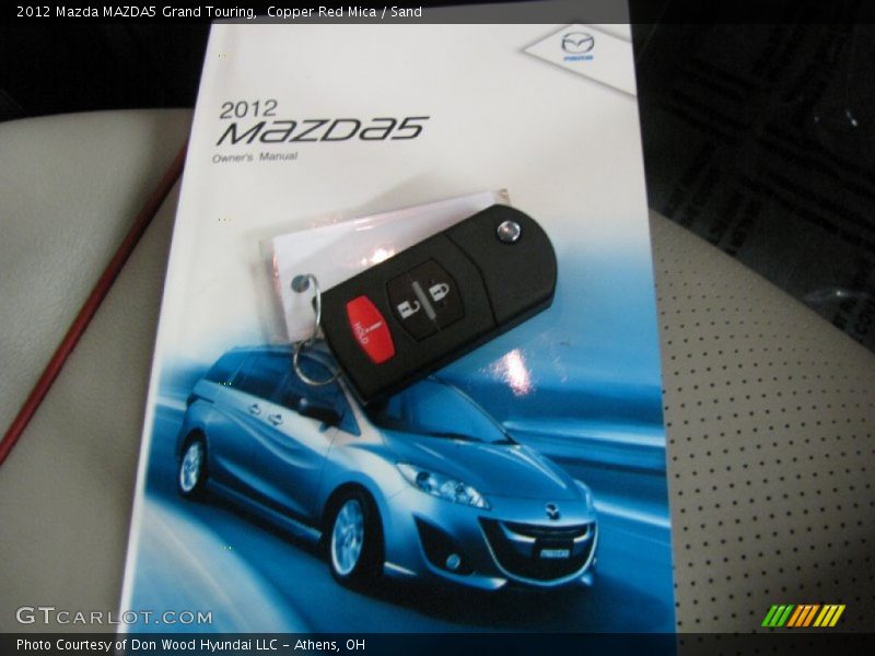 Copper Red Mica / Sand 2012 Mazda MAZDA5 Grand Touring
