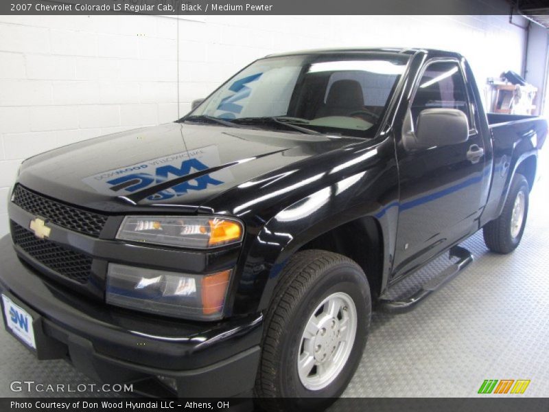 Black / Medium Pewter 2007 Chevrolet Colorado LS Regular Cab