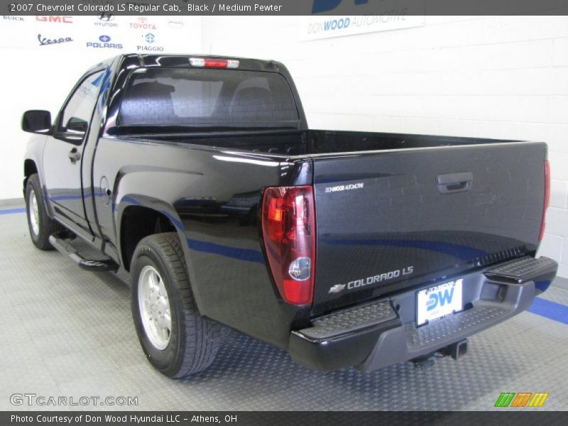 Black / Medium Pewter 2007 Chevrolet Colorado LS Regular Cab