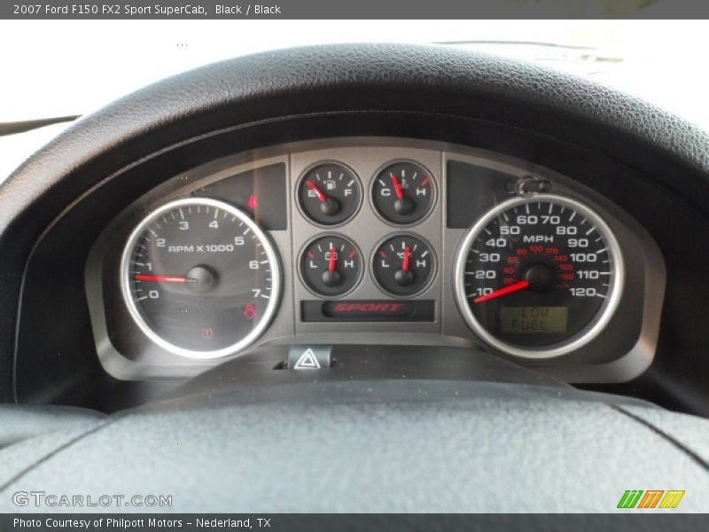 Black / Black 2007 Ford F150 FX2 Sport SuperCab