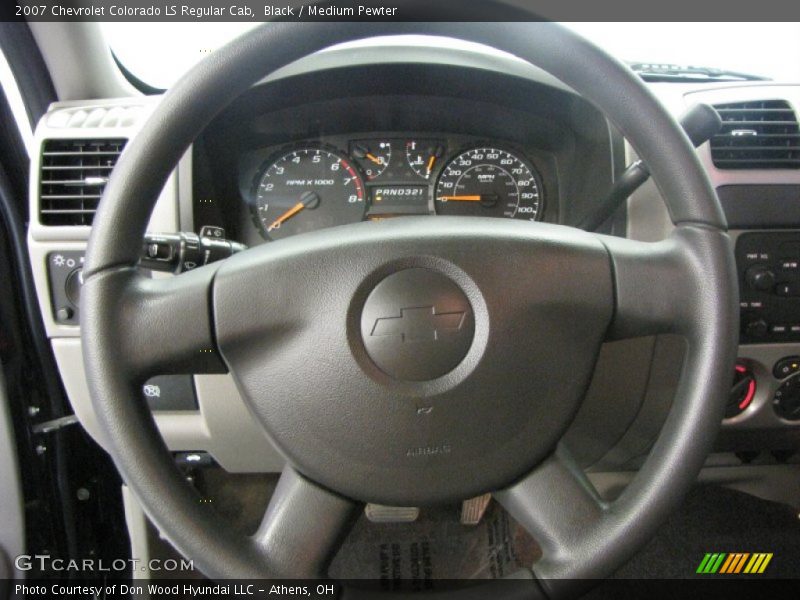 Black / Medium Pewter 2007 Chevrolet Colorado LS Regular Cab