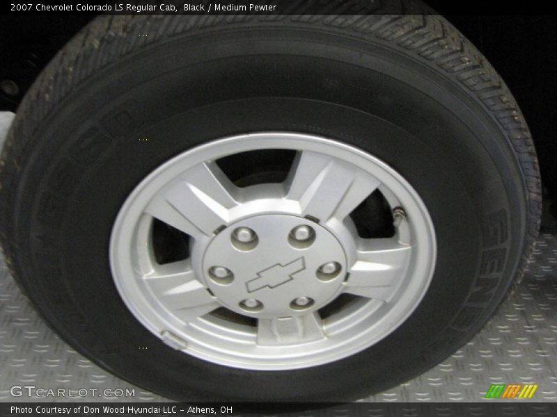 Black / Medium Pewter 2007 Chevrolet Colorado LS Regular Cab