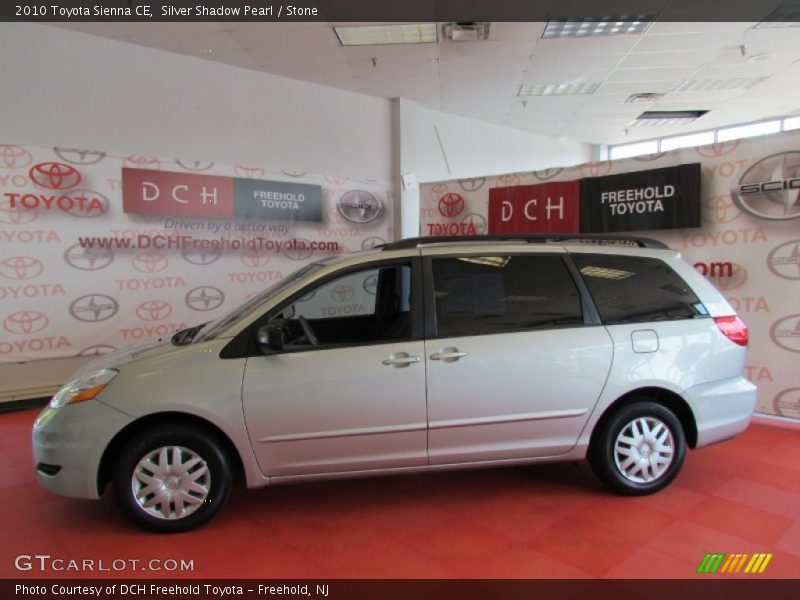 Silver Shadow Pearl / Stone 2010 Toyota Sienna CE