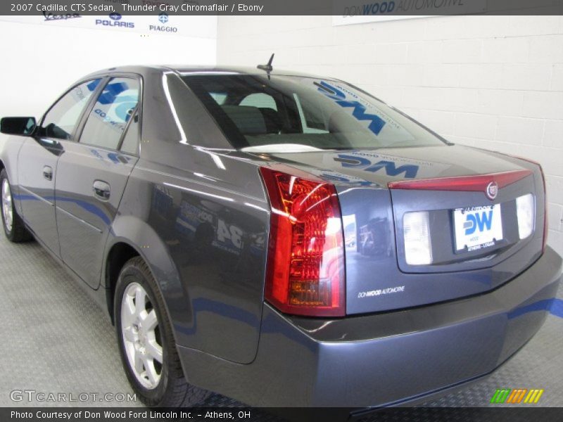 Thunder Gray Chromaflair / Ebony 2007 Cadillac CTS Sedan