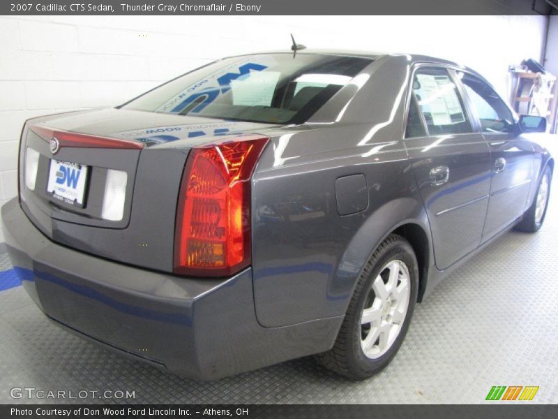 Thunder Gray Chromaflair / Ebony 2007 Cadillac CTS Sedan