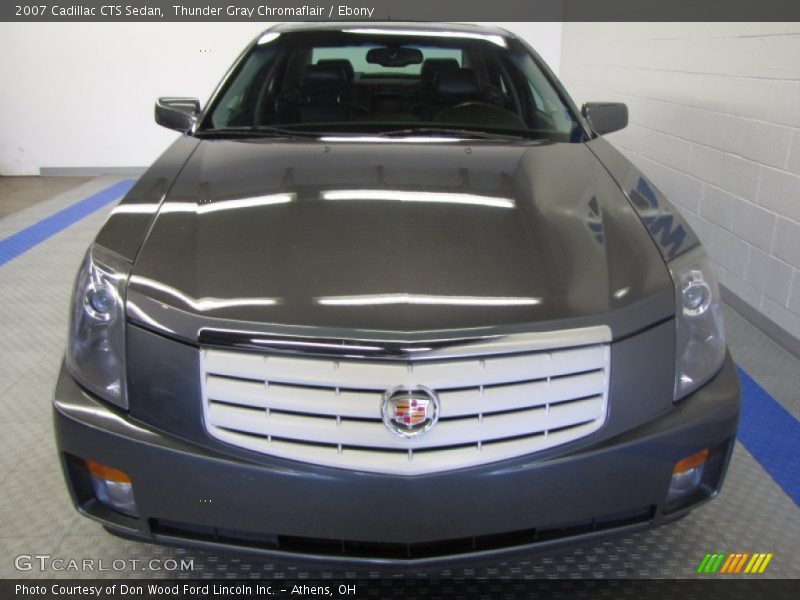 Thunder Gray Chromaflair / Ebony 2007 Cadillac CTS Sedan