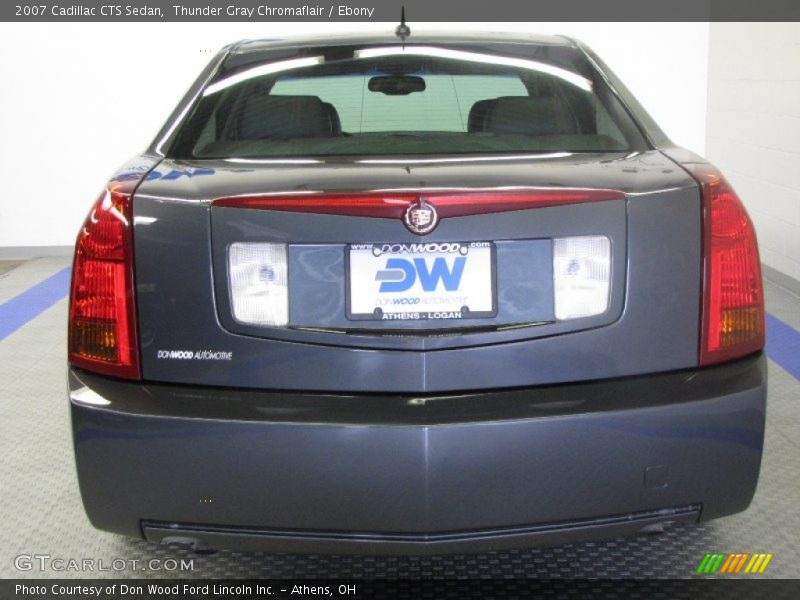 Thunder Gray Chromaflair / Ebony 2007 Cadillac CTS Sedan