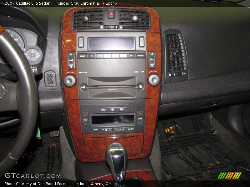 Thunder Gray Chromaflair / Ebony 2007 Cadillac CTS Sedan