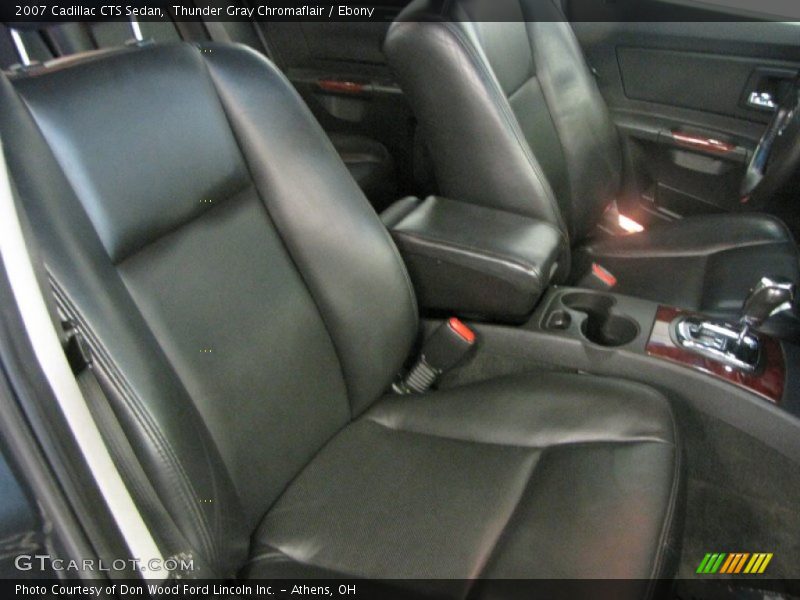 Thunder Gray Chromaflair / Ebony 2007 Cadillac CTS Sedan