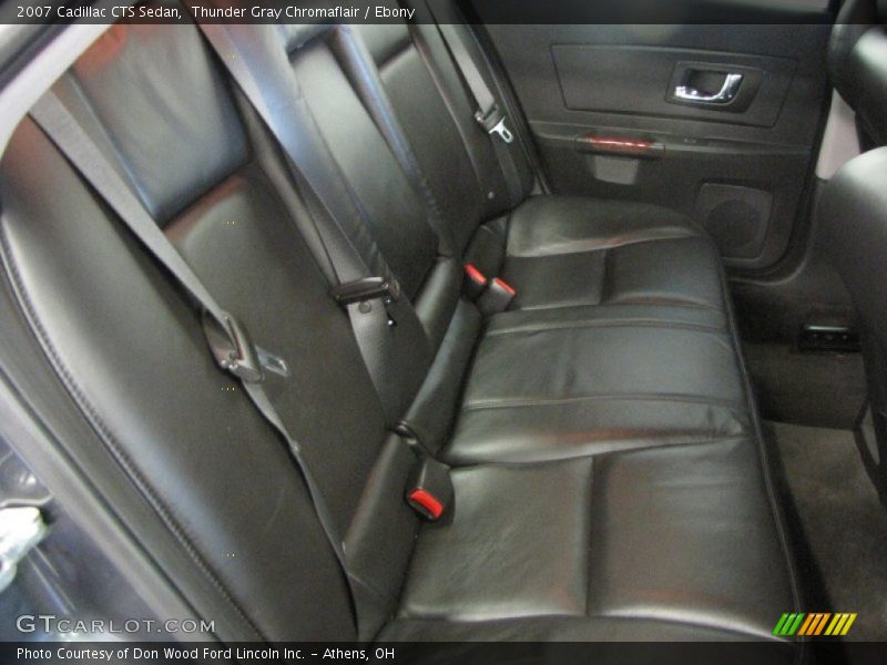 Thunder Gray Chromaflair / Ebony 2007 Cadillac CTS Sedan